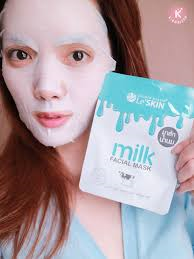 Le' SKIN milk Facial Mask มาส์กหน้าเด้งสูตรน้ำนม