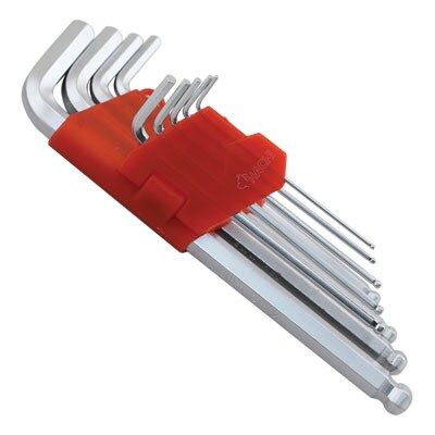 HACHI Ball Hex Key ประแจหกเหลี่ยมหัวบอล 9 ชิ้น/ชุด