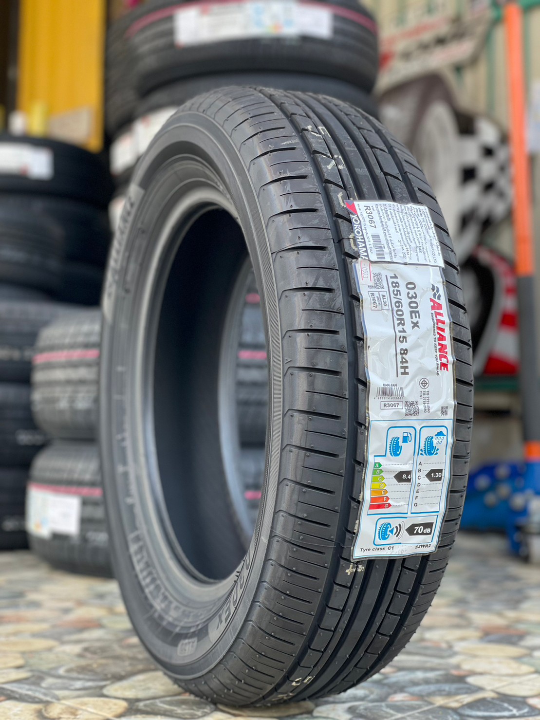 185/60R15 ALLIANCE AL30 By YOKOHAMA ยางใหม่ปี2023