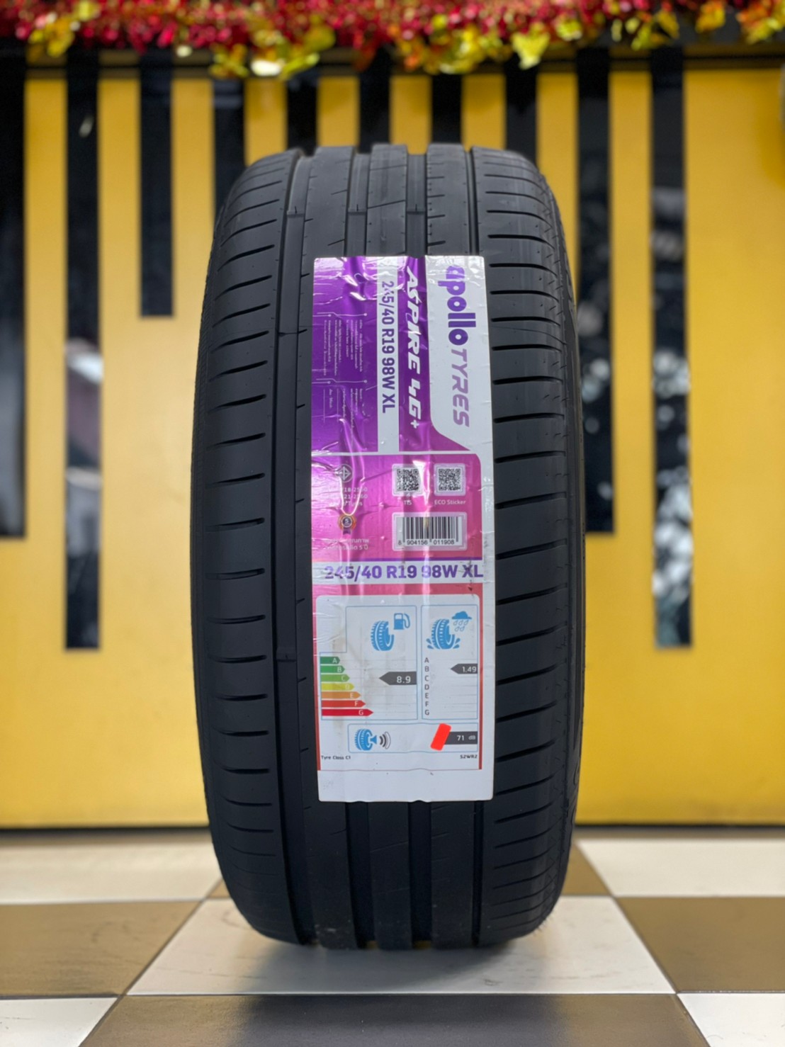 245/40R19 Apollo Aspire 4G+ ยางใหม่ปี2023