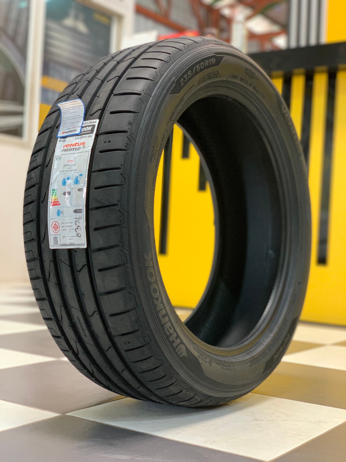 HANKOOK VENTUS PRIME3 K125 ขนาด 235/50R19 ยางสมรรถนะสูง นุ่มเงียบ New2021