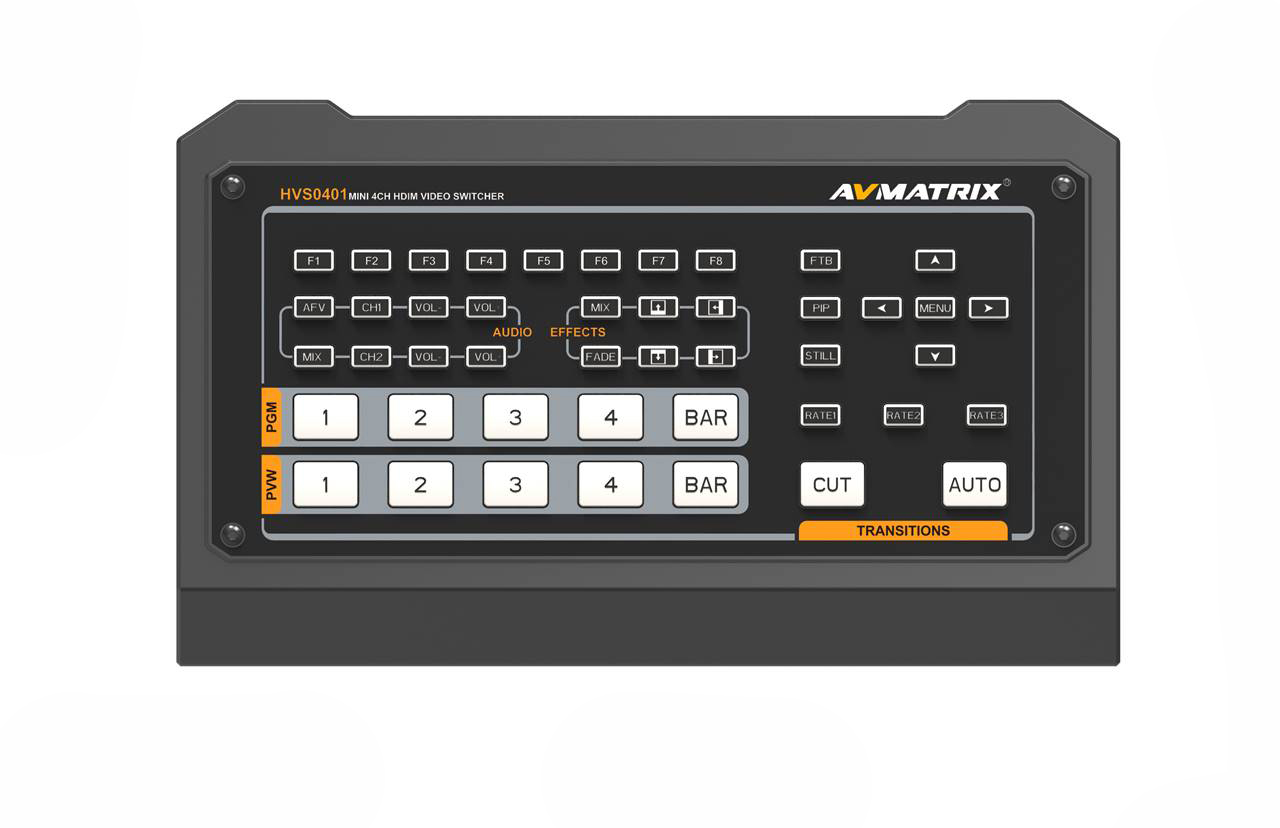 AVMatrix HVS0401 MiNi LIVE STREAMING Video Switcher