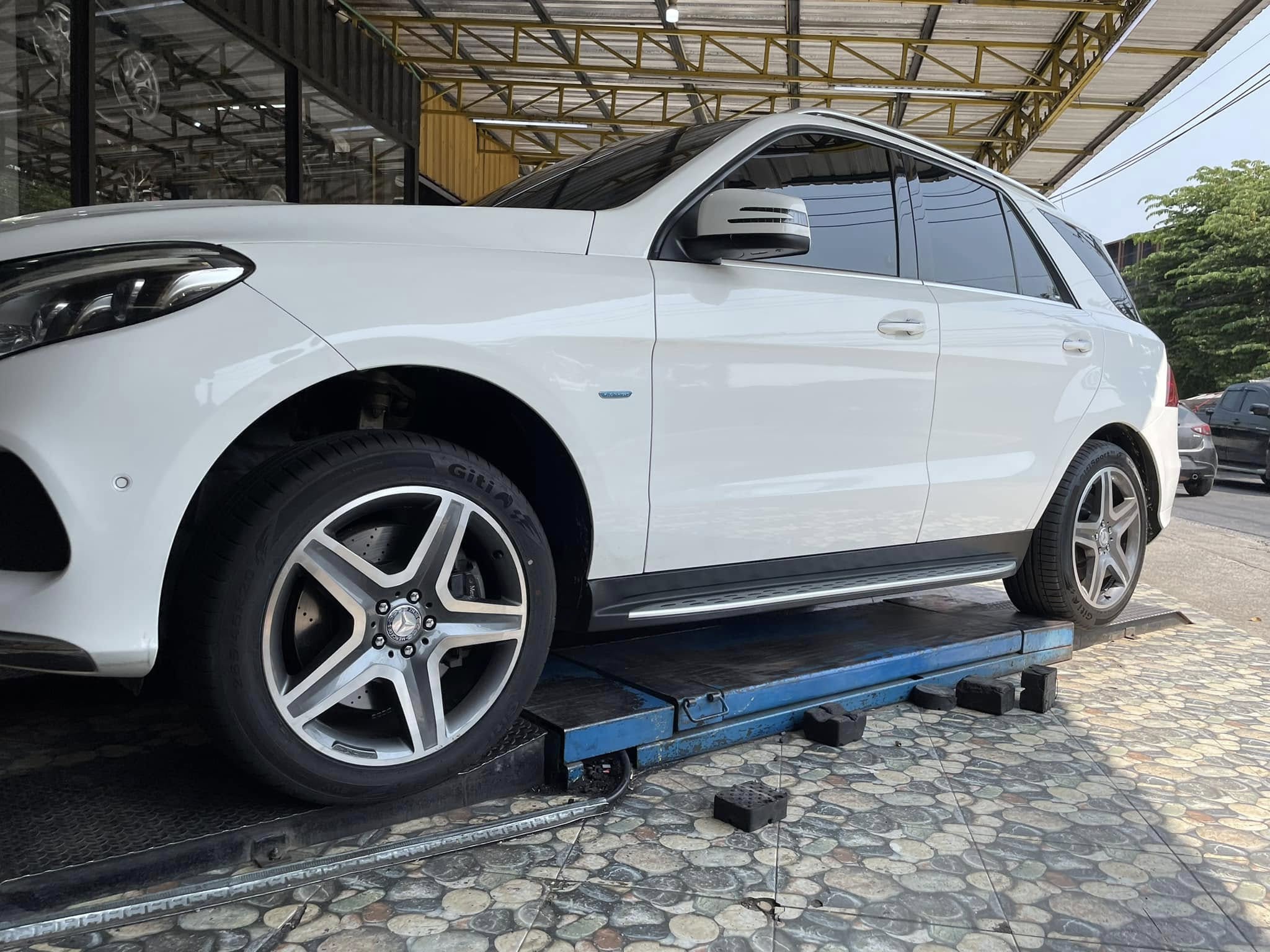 🚗#BENZ_GLE500e🛞เปลี่ยนยาง 🛞#ยางจีที #ยางสปอร์ตสมรรถนะการขับขี่สูง 🛞 🛞#Giti_SportS2 265/45R20