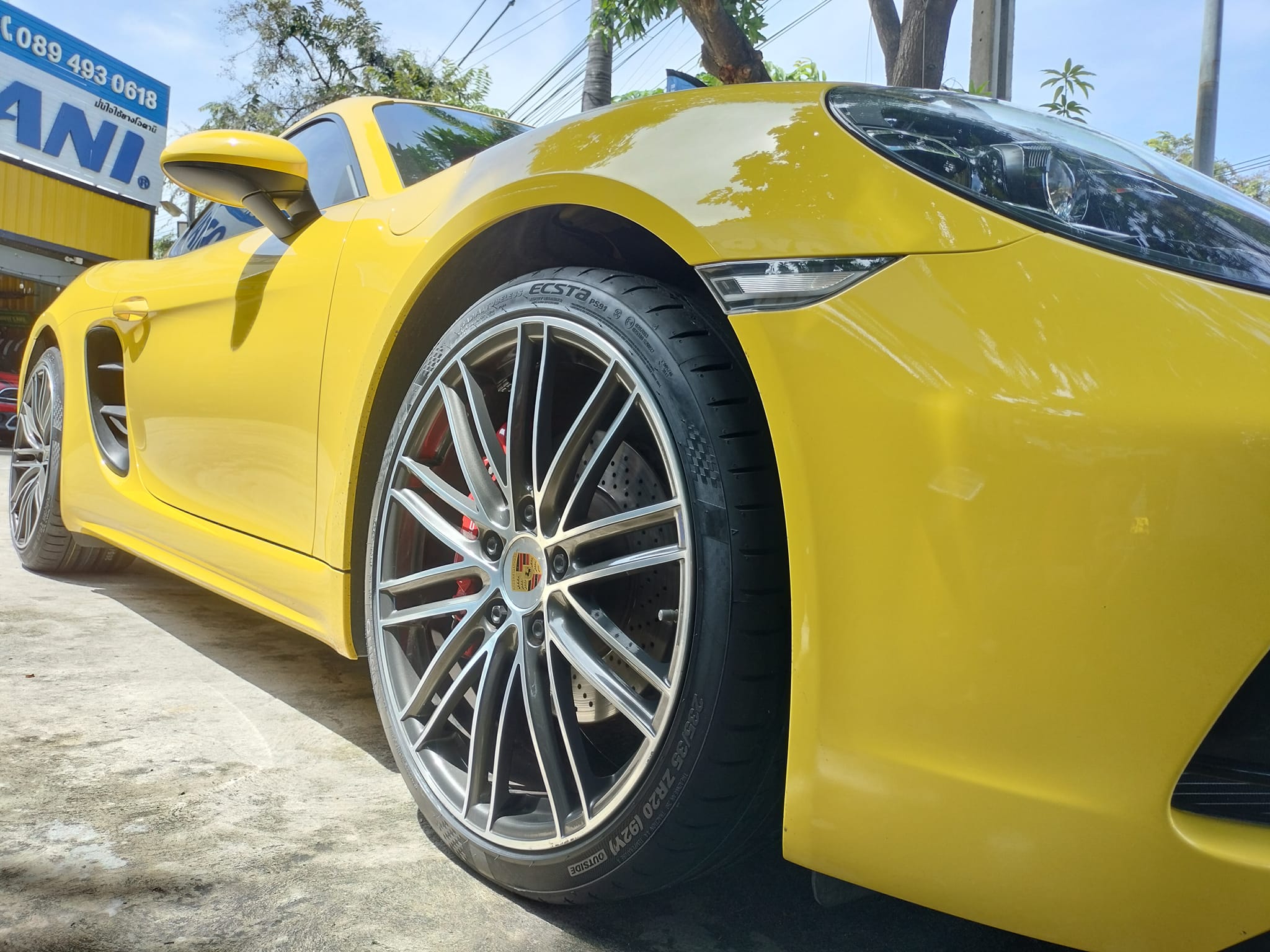 #PORSCHE_CAYMANs #KUMHO_PS91_235/35R20,265/35R20