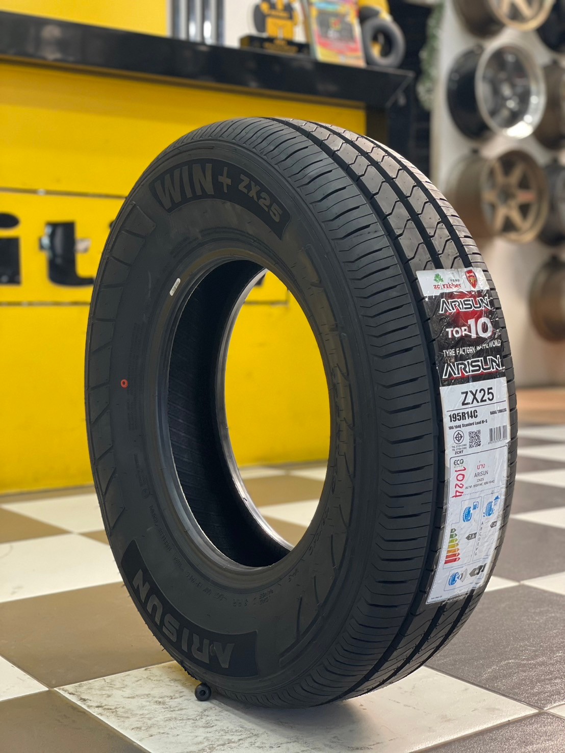 ยางกระบะบรรทุก 𝗔𝗿𝗶𝘀𝘂𝗻 🔴 ZX15 🔴 195R14C ยางใหม่ปี2024