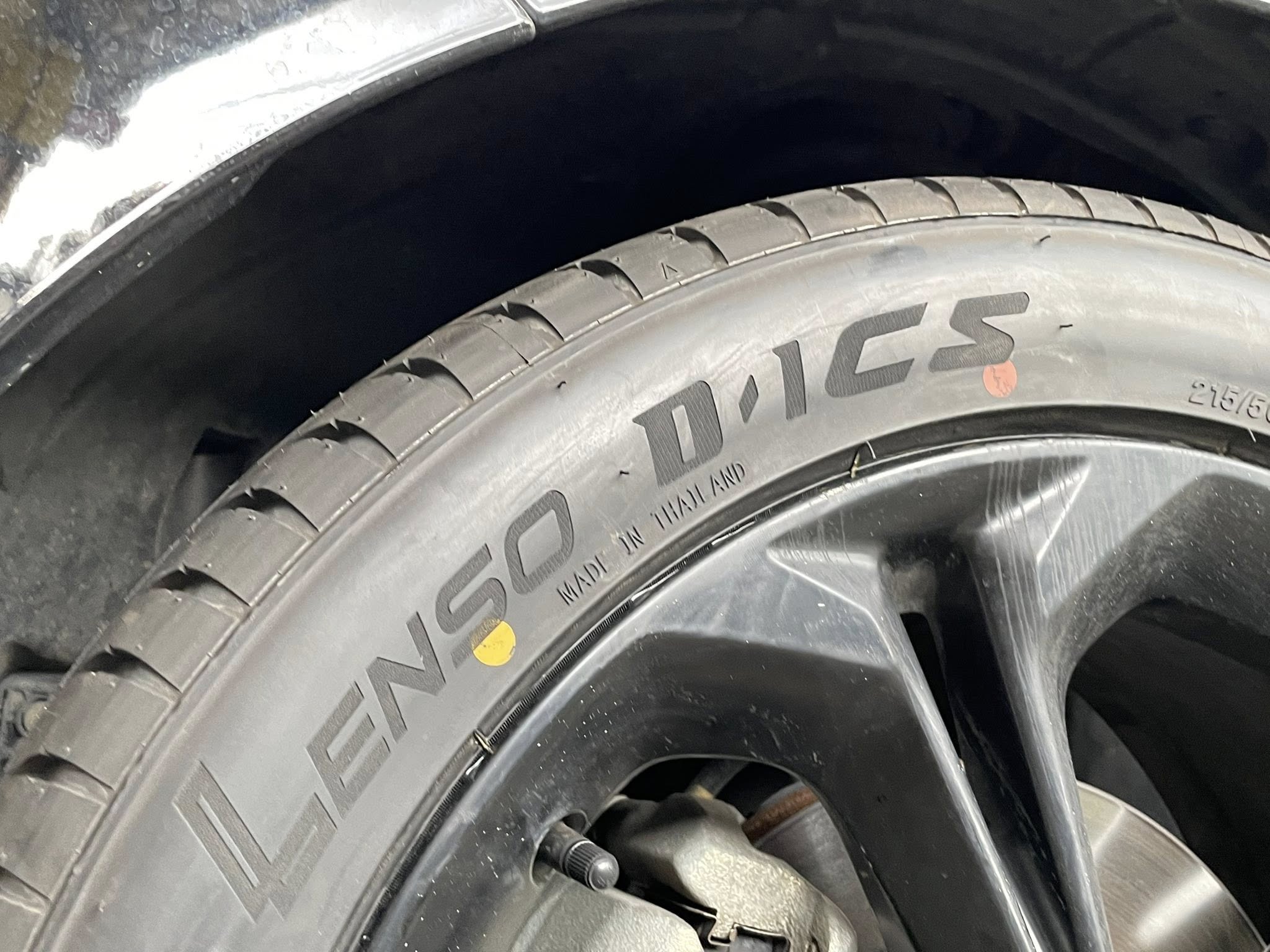 HONDA_CIVIC 🚘เปลี่ยนยาง 🛞🐘#LENSO_D-1CS_215/50R17