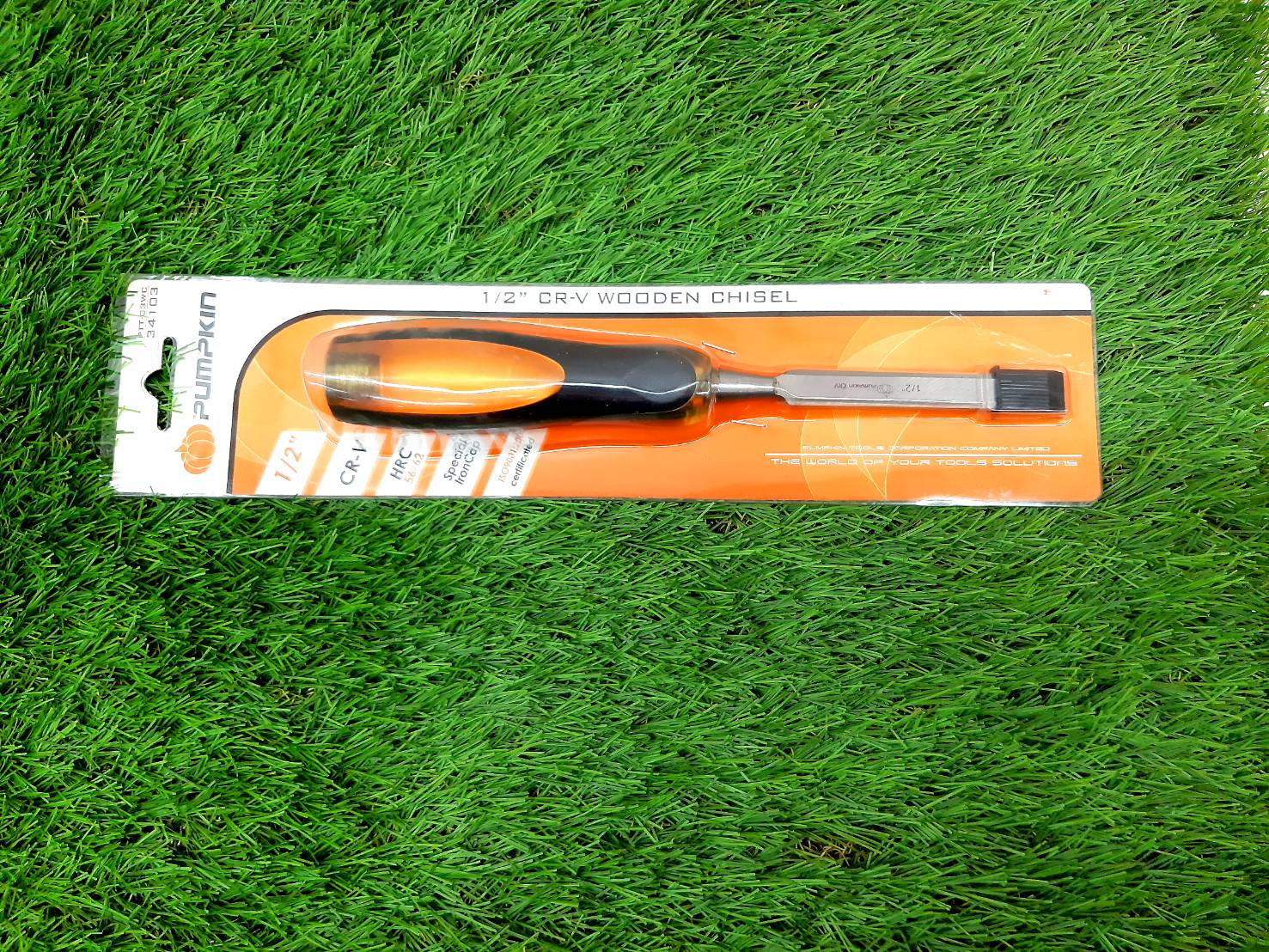 PUMPKIN สิ่วด้ามตอก ขนาด 1.2 นิ้ว รุ่น PTT-03WC 34103