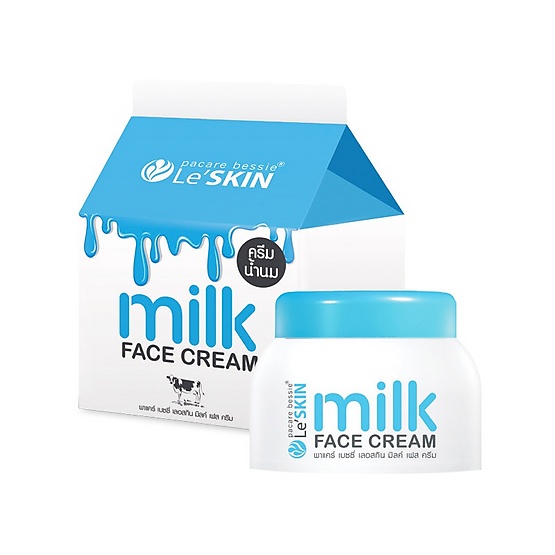 Le' skin milk face cream ครีมน้ำนม