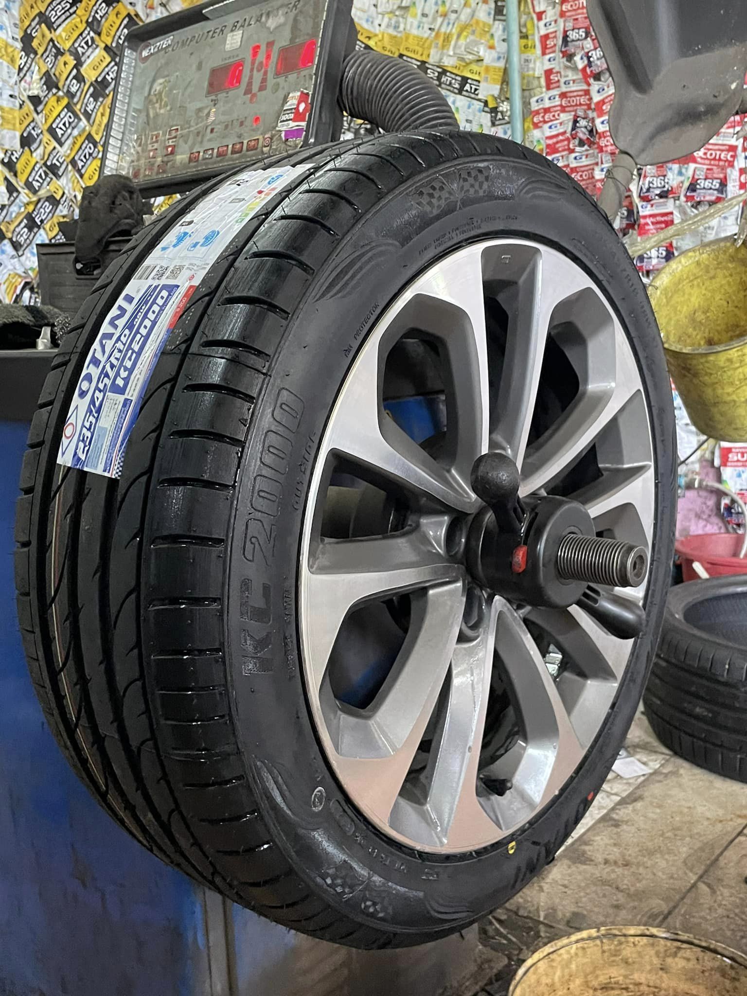 🚘 #HONDA_ACCORDเปลี่ยนยาง #OTANI #KC2000 235/45R18🔥 🔥