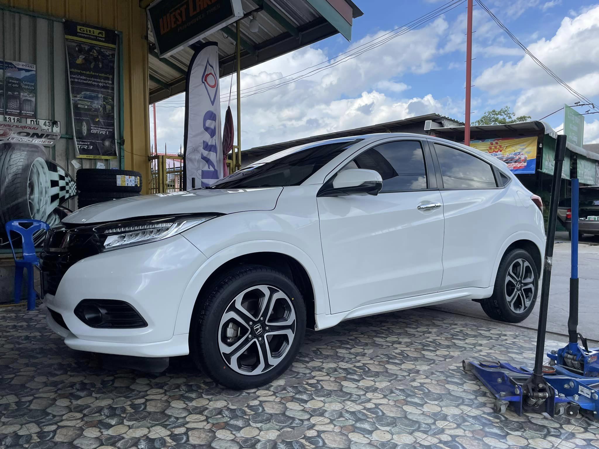 #HONDA_HRV เปลี่ยนยาง #KINTO_SC900_215/55R17ยางนุ่มเงียบคุณภาพดี