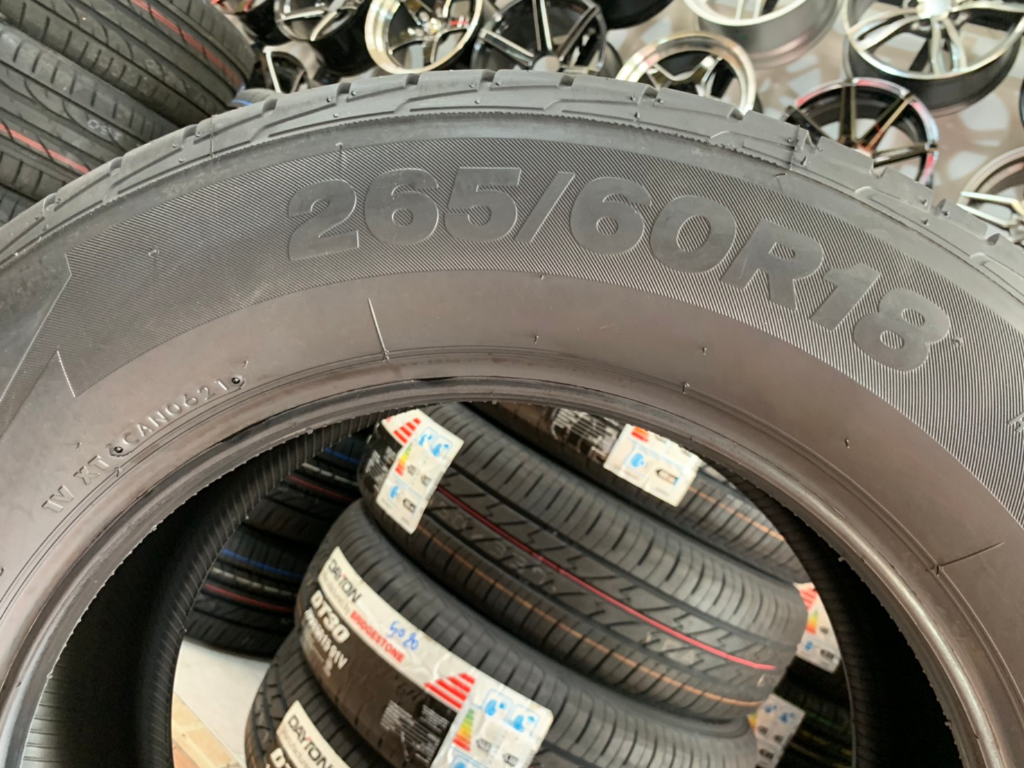 265/60R18 H/T100 DAYTON BY Bridgestone ยางคุณภาพดีมาตรฐานผลิตโดยบริสโตน