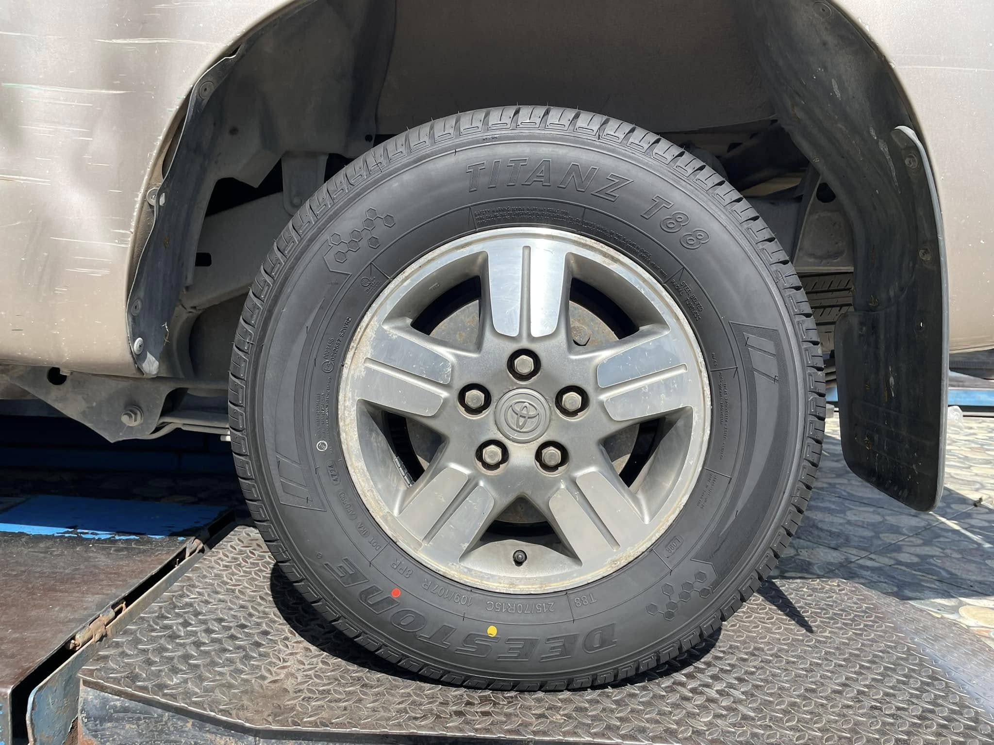 #TOYOTA_VIGO🛞เปลี่ยนยาง #DEESTONE_T88_215/70R15