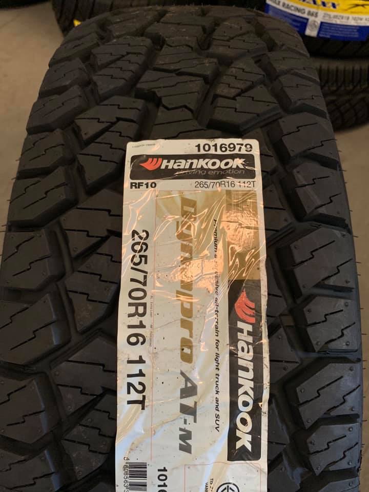 Hankook RF10 265/70R16 ยางAT ตัวหนังสือสีขาว