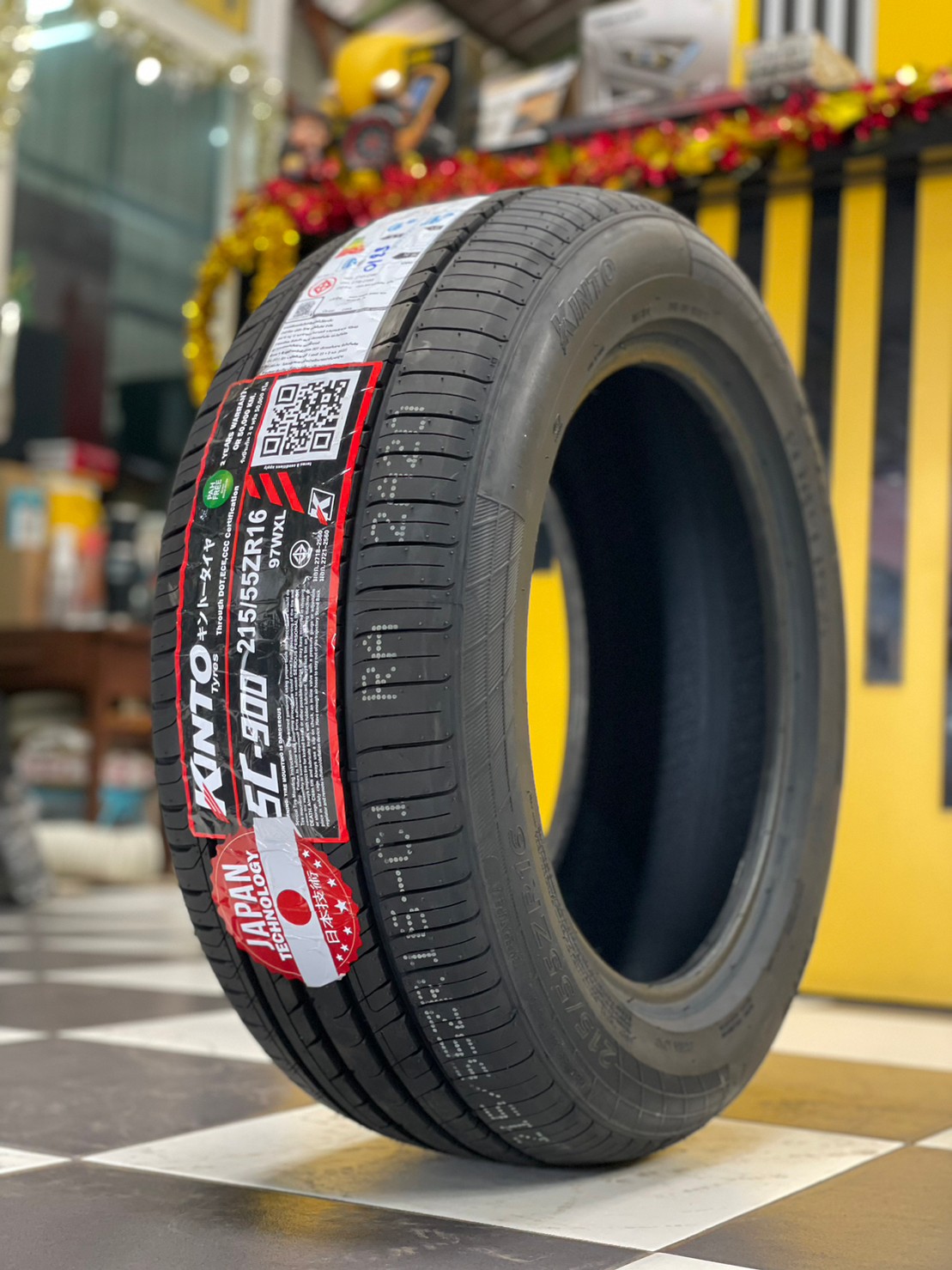 KINTO SC-900 215/55R16 ยางใหม่ปี2023