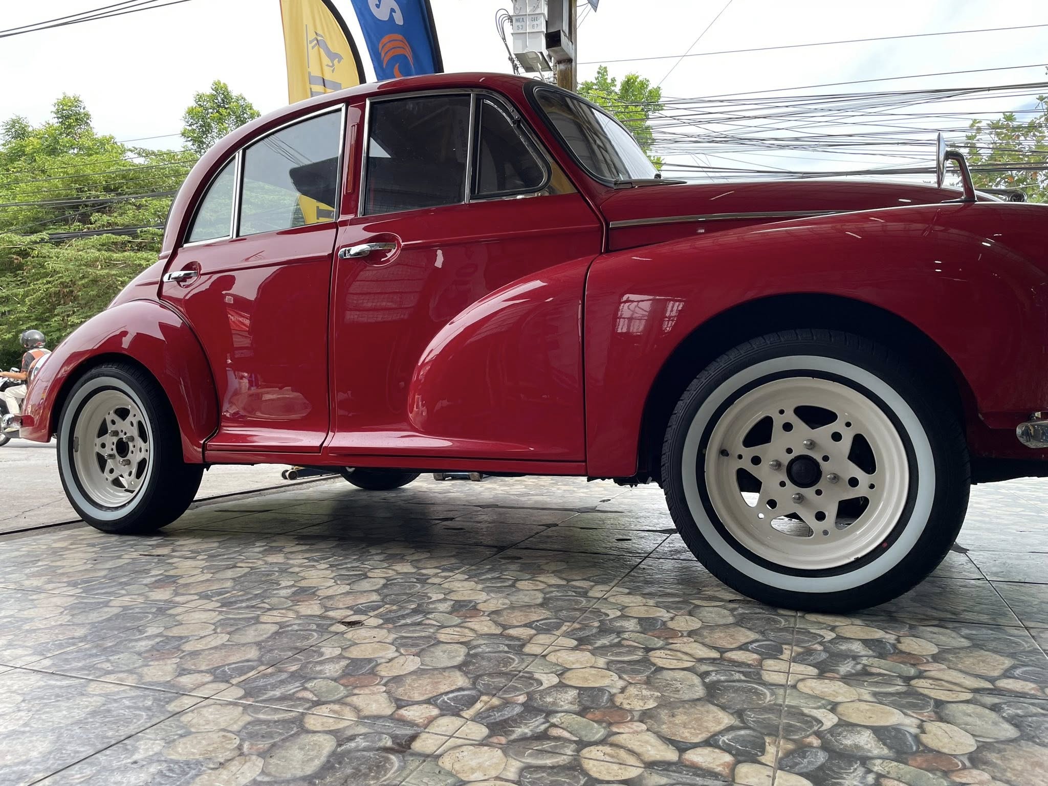 MORRIS_MINOR🚘💫 🛞🐘#SAILUN_ขอบขาว_185/65R14 🛞