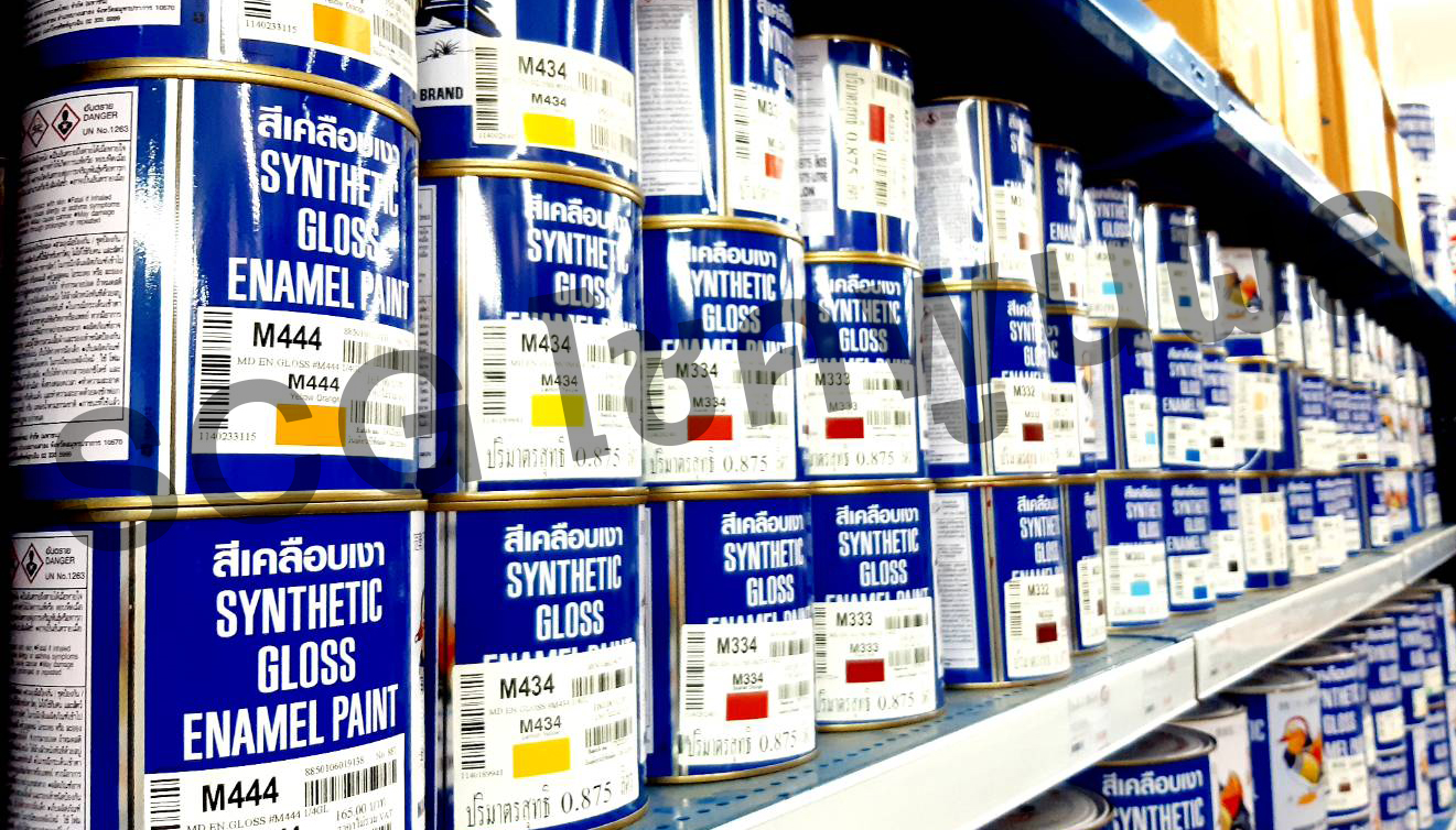 M156 สีฟ้าอ่อน (Sky Blue) สีเคลือบเงา สีน้ำมัน ตราเป็ดหงส์ สำหรับพื้นผิวเหล็ก โลหะผิวมันเเละพื้นผิวไม้ 3.5 ลิตร (1 เเกลลอน)