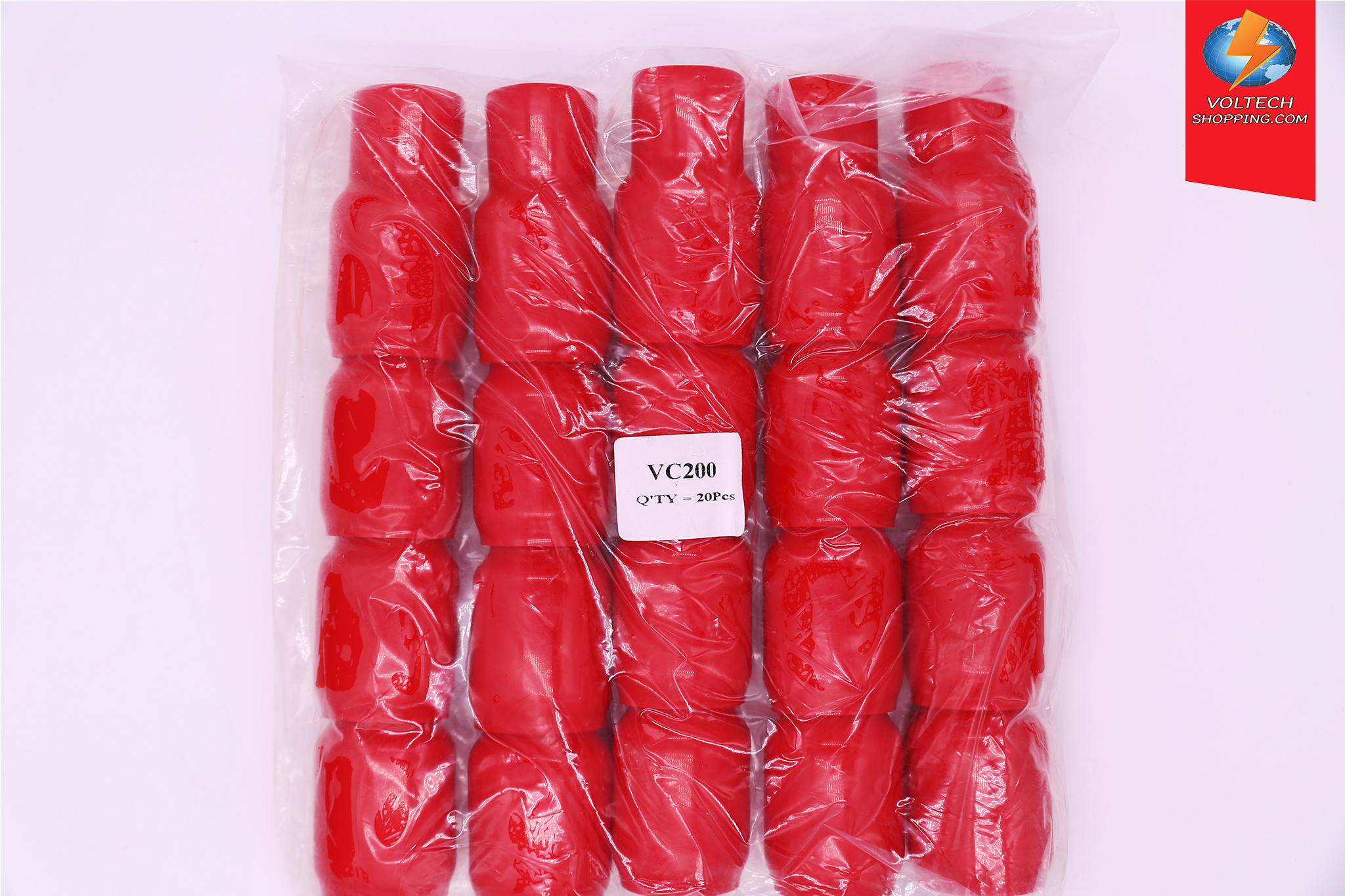 ปลอกหุ้มหางปลาสีแดง VC-200R