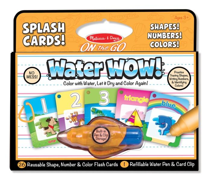 JBM226-5237 WATER WOW SPLASH CARD REUSABLE - Number, Shape, Colors