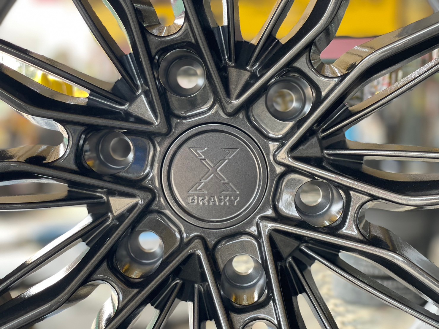 #ล้อแม็กซ์ใหม่ขอบ18 #สีเทาดำ #GRAXY X-08 18x9 ET0 6x139.7 สวยหรูราคาสบายกระเป๋า สำหรับรถกระบะและSUV