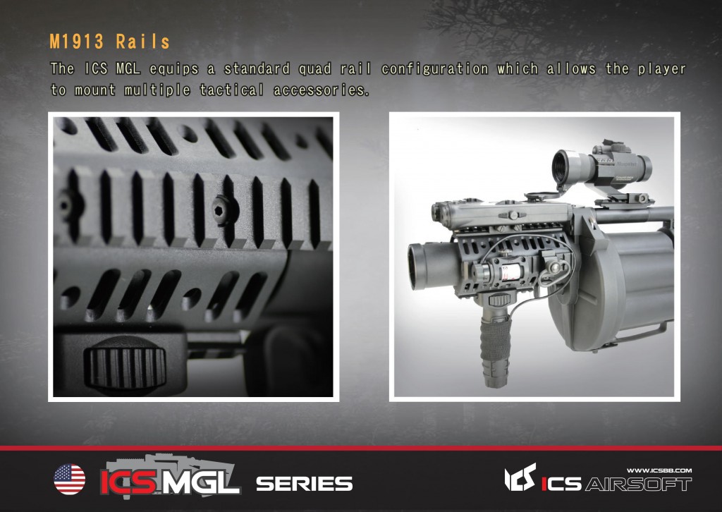 ICS-192 MGL L Retractable Stock (Metal Handguard) (สินค้าตัวโชว์)