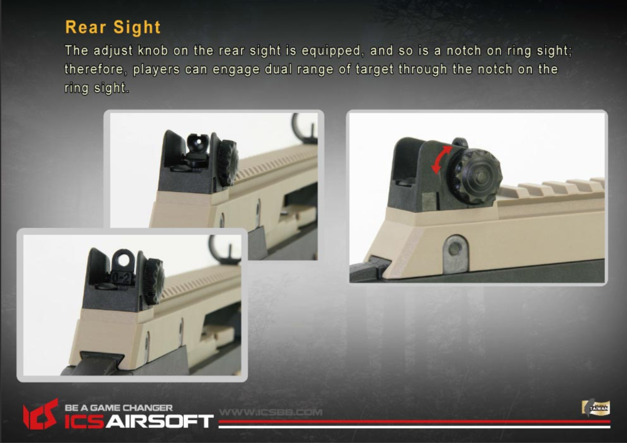 ICS-235 AAR Advanced Assault Rifle-Two-Tone