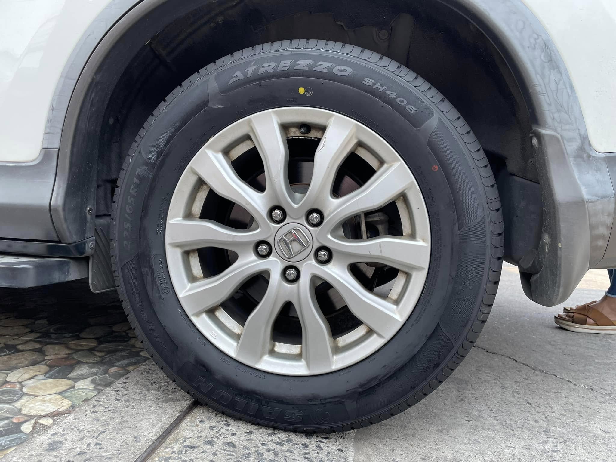 #HONDA_CRV 🚘เปลี่ยนยาง 🛞🐘#SAILUN #SH406 225/65R17