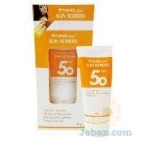 ยันฮีครีม ซันบล็อก SPF 50 PA++ / สีเบจ ครีมกันแดด พร้อมบำรุงผิวหน้า