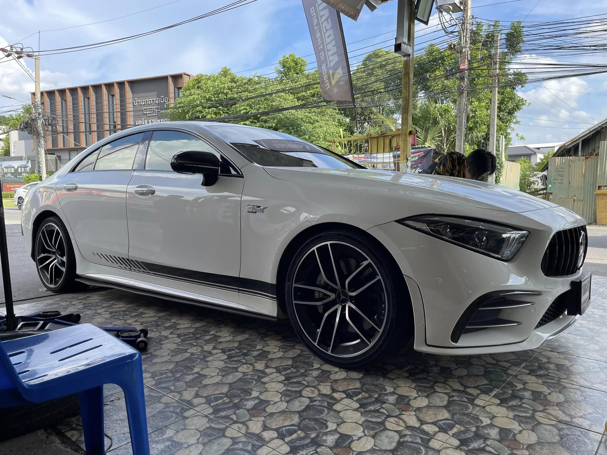 BENZ_CLS53🚘เปลี่ยนยางสปอร์ตสมรรถนะสูง#SAILUN_ZSR2_Ecopoint3_245/35R20 ❤️ 🛞 #SAILUN_ZSR2_Ecopoint3_275/30R20