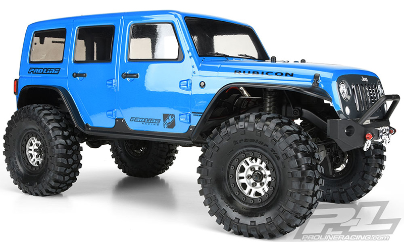 PRO-3502-00 1/10 Jeep Wrangler Unlimited Rubicon Clr Body 12.8" WB TRX-4
