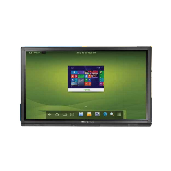 RAZR P-75U จอแอลอีดี ทัชสกรีน เส้นทแยงมุมยาว 74.5 นิ้ว ความละเอียด 3840×2160 pixel (4K) ความคมชัด 4,000:1 แสดงสีได้ 10 bit