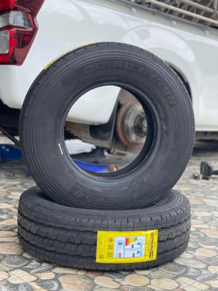 เปลี่ยนยาง ISUZU_D-MAX❤️ #DOUBLECOIN_RR758_225/75R15 ผ้าใบ14ชั้น แข็งแรงทนทาน เกินคุ้ม