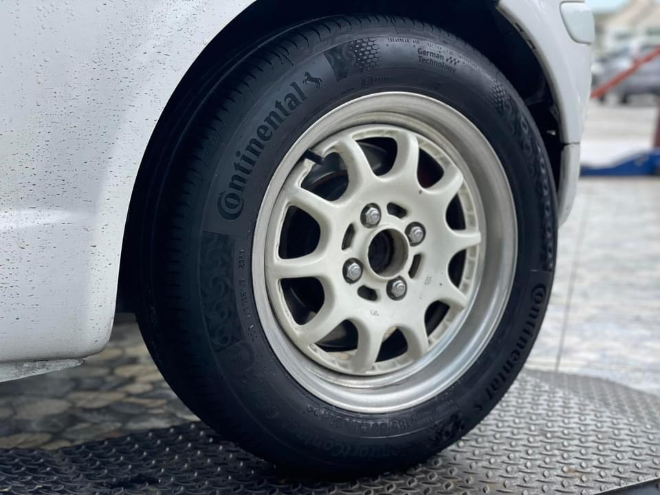 เปลี่ยนยาง 🛞❤️ #TOYOTA_VITZ🚘❤️💫 🛞🐘#CONTINENTAL_COMFORT_CONTACT CC7 185/60R14🛞