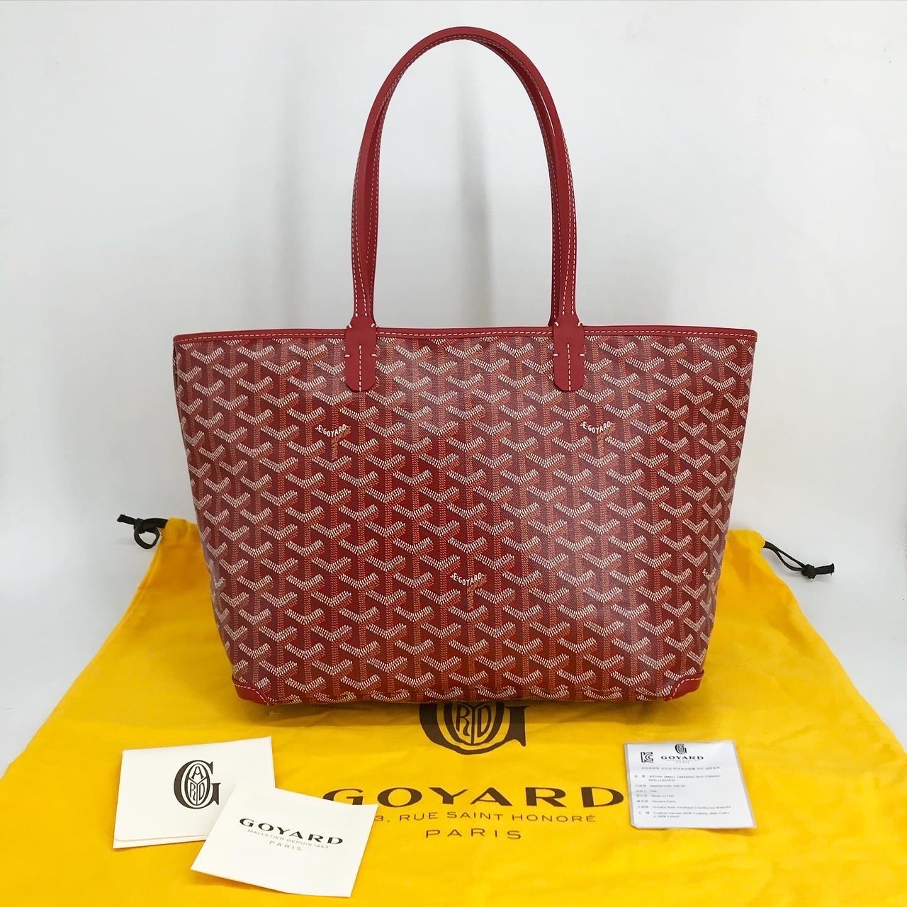 Goyard Artois PM Dc23 สีแดง