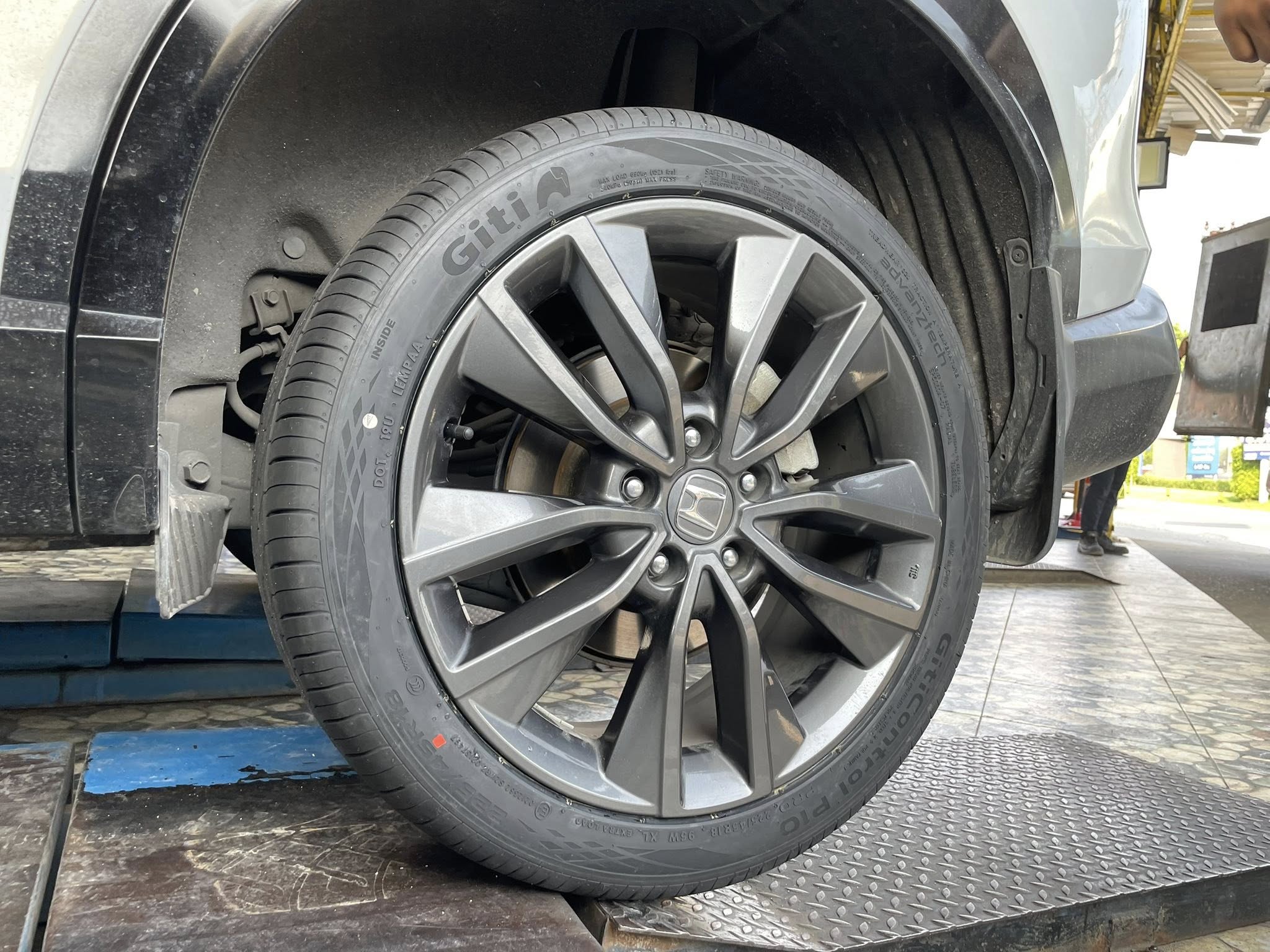 #HONDA_HRV 🚘เปลี่ยนยาง 🛞🐘GITI_ControlP10_225/45R18