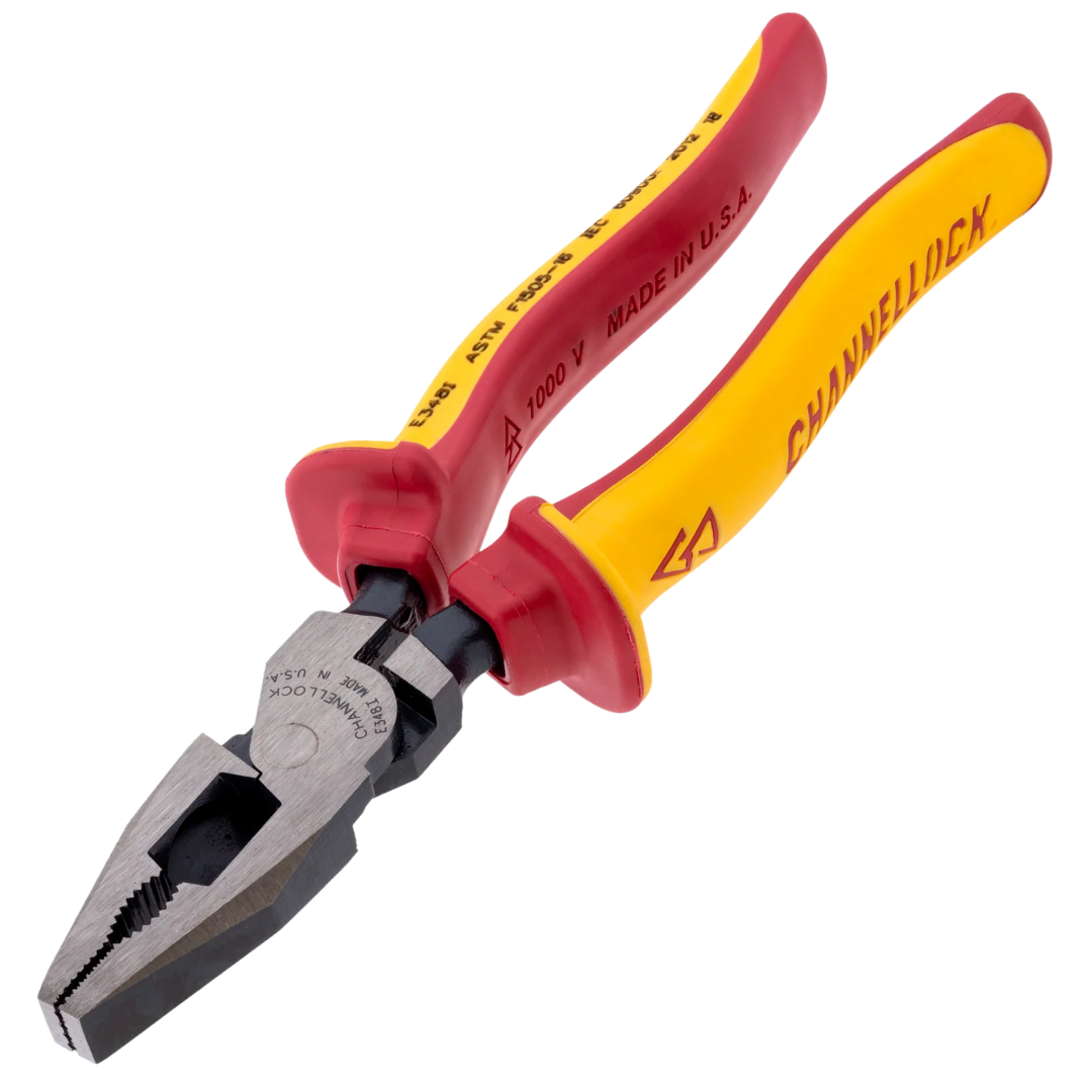 คีมปากจิ้งจก ด้ามฉนวน 1000V ขนาด 8" No.348I CHAN NEL LOCK
