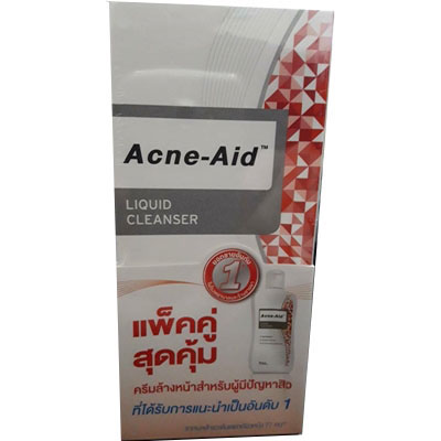 Acne-Aid Liquid Cleanser 100ml.x2ขวด