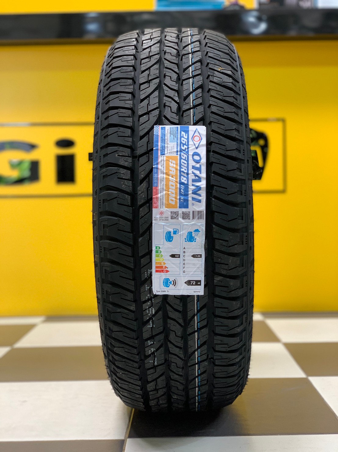 ยางโอตานิ OTANI SA3000 265/60R18 ยางใหม่ปี2021 ราคาพิเศษพร้อมติดตั้งฟรี สามารถสอบถามเพิ่มเติมได้ค่ะ