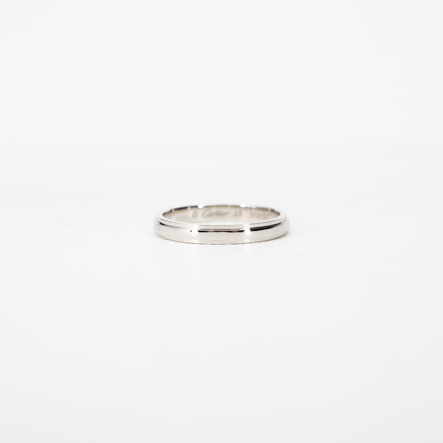 แหวน Cartier D'Amour Band Band Platinum 950 ไซส์48#+การ์ด (Used)