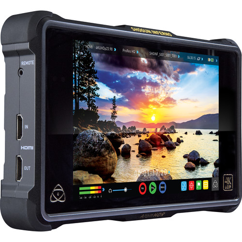 Atomos Shogun Inferno 7 นิ้ว 4K HDMI/Quad 3G-SDI/12G-SDI Recording Monitor with Accessory Kit
