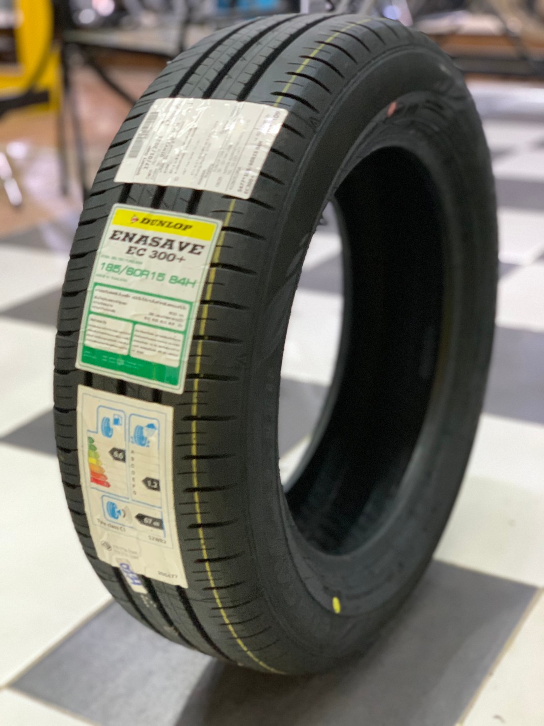 DUNLOP ENASAVE EC300+ 185/60R15 ยางใหม่ปี2021