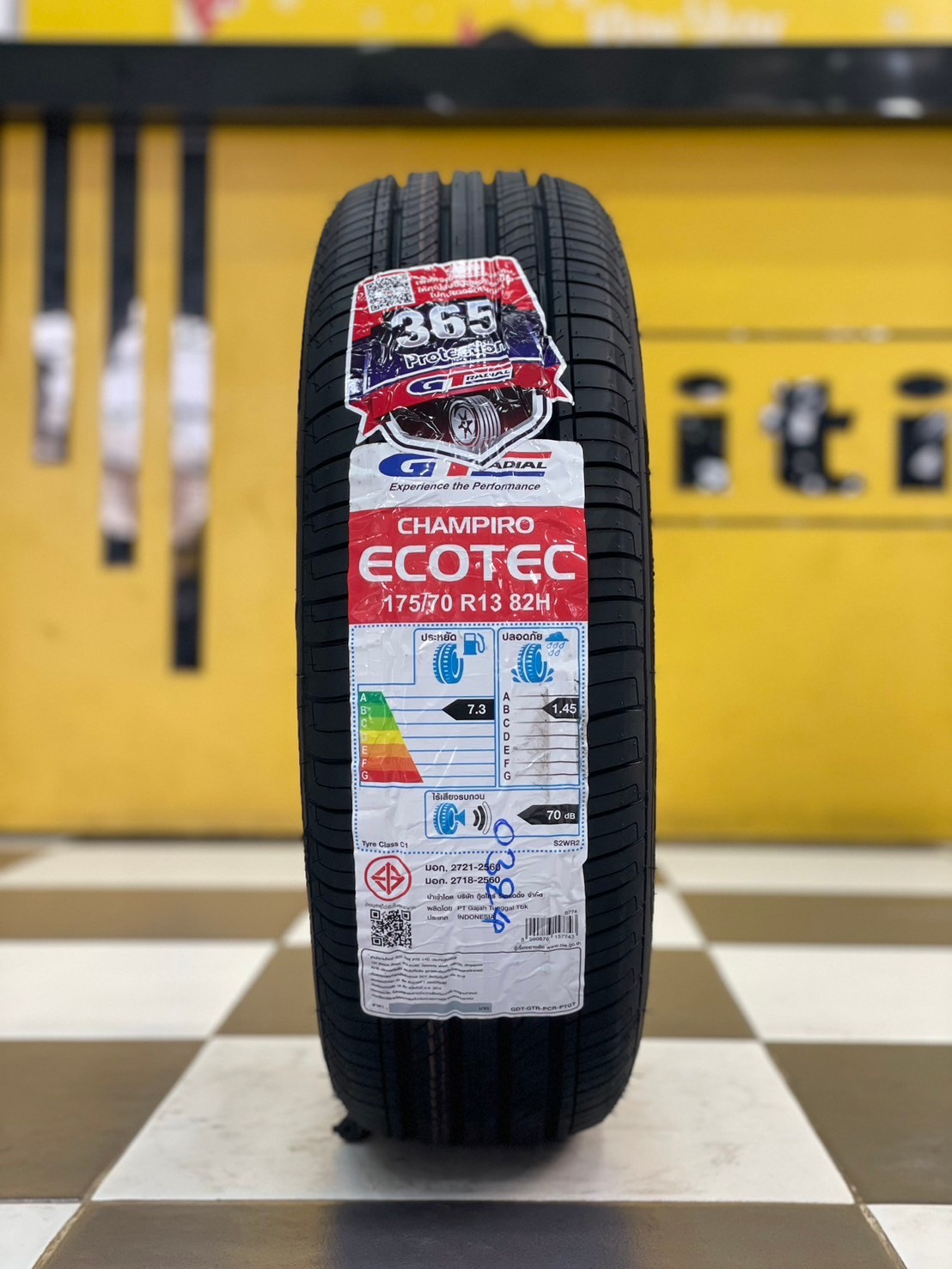 GT RADAIL CHAMPIRO ECOTEC 175/70R13 ยางใหม่ปี2024