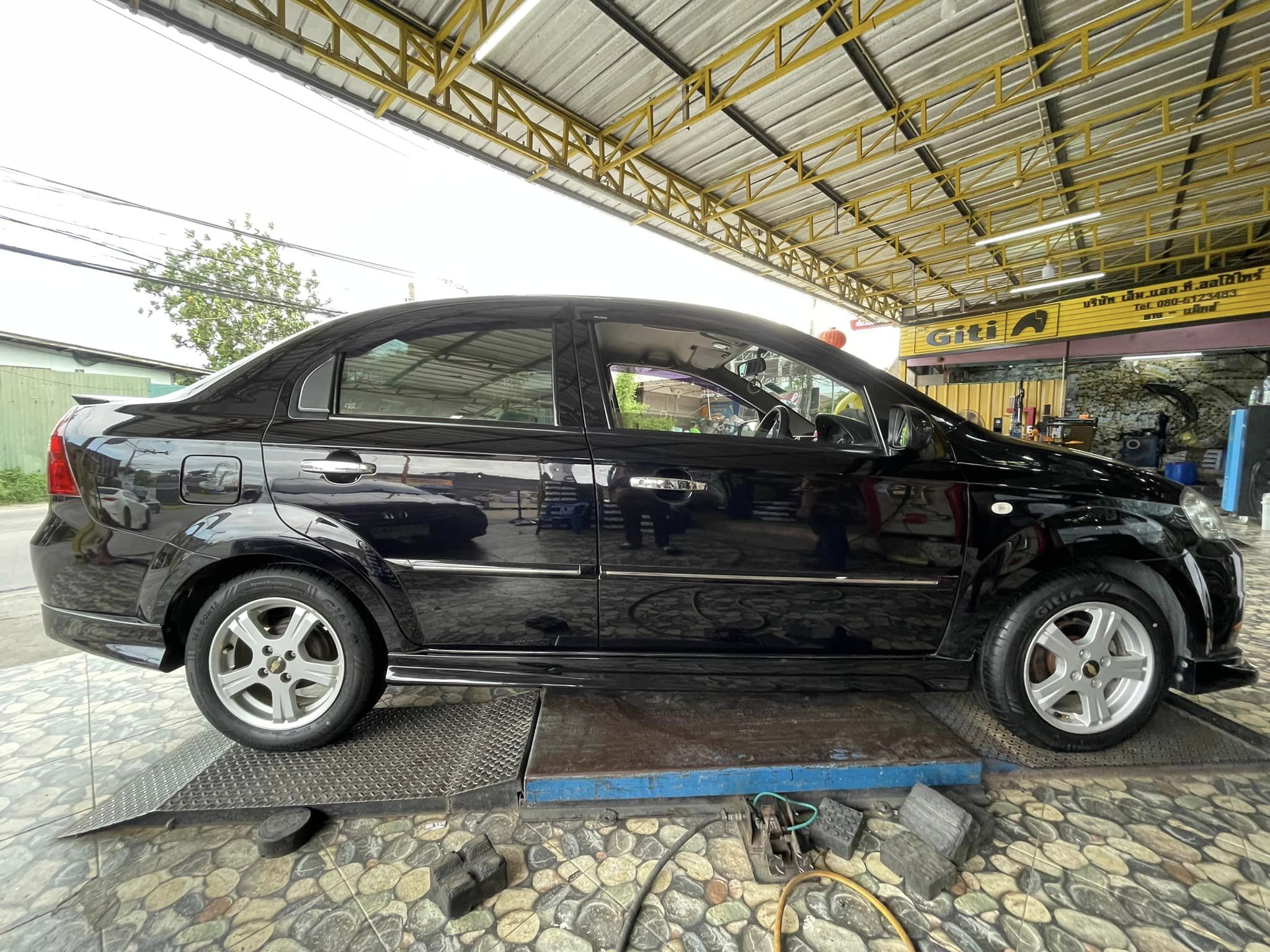 #Chevrolet_Aveo เปลี่ยนยางจีที GITI_SYNERGY_H2 185/60R15