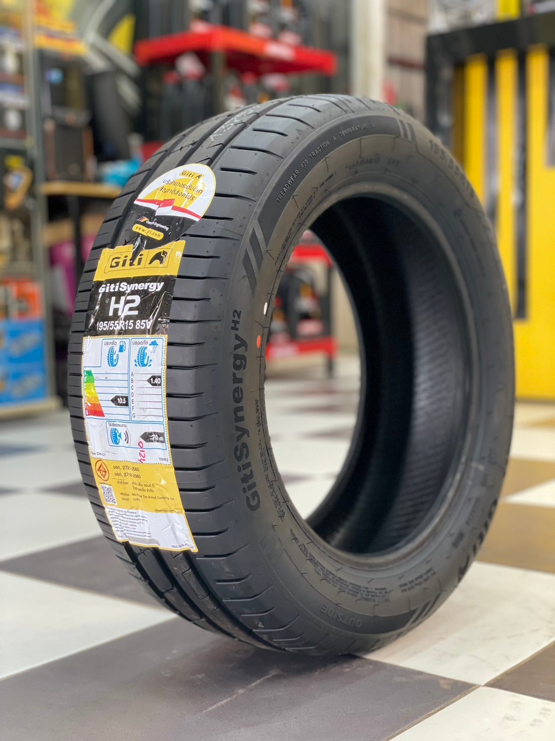 Giti Synergy H2 195/55R15 ยางใหม่ปี2024