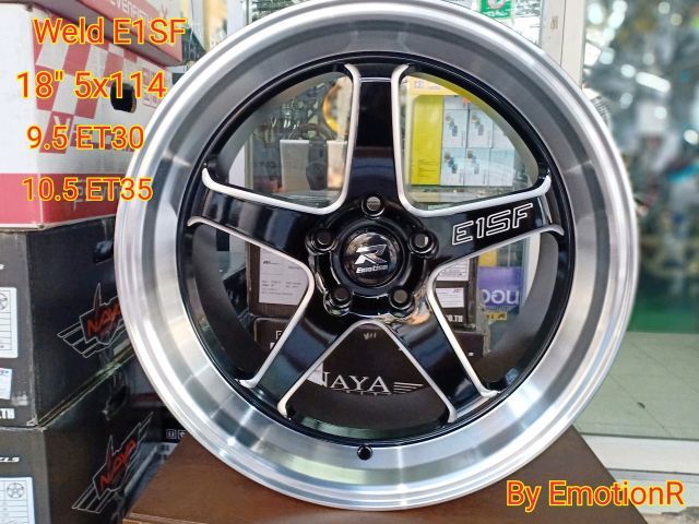 ล้อแม็กใหม่Weld E1SF ขอบ18 ขนาด5รู114