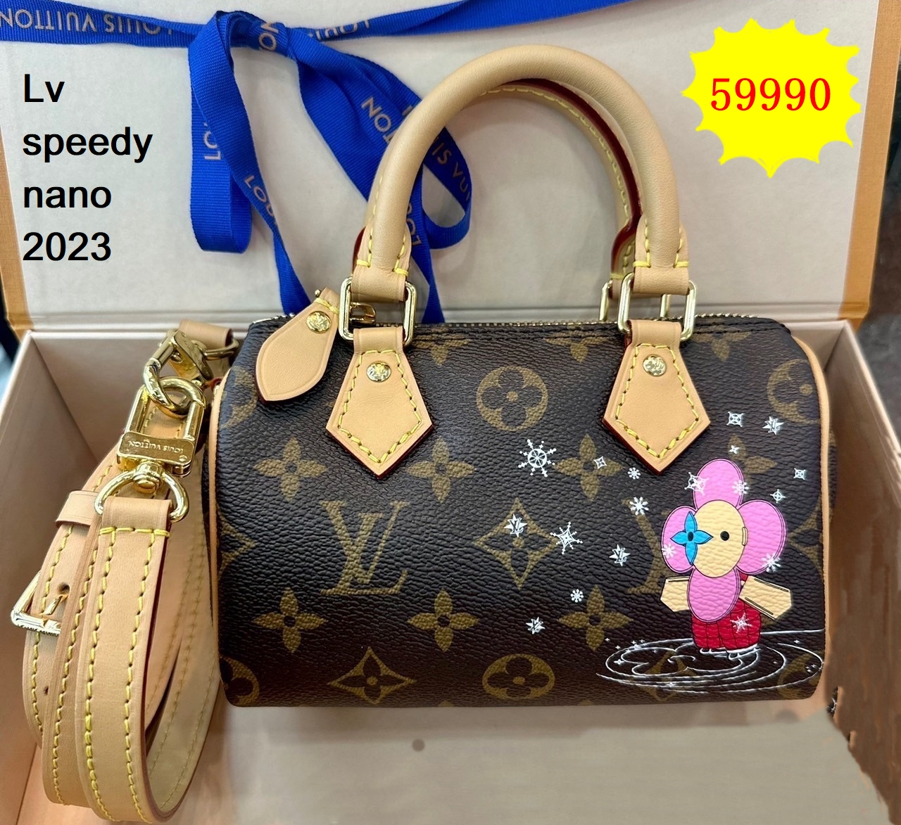 LOUIS VUITTON Nano Speedy Vivienne มือสอง