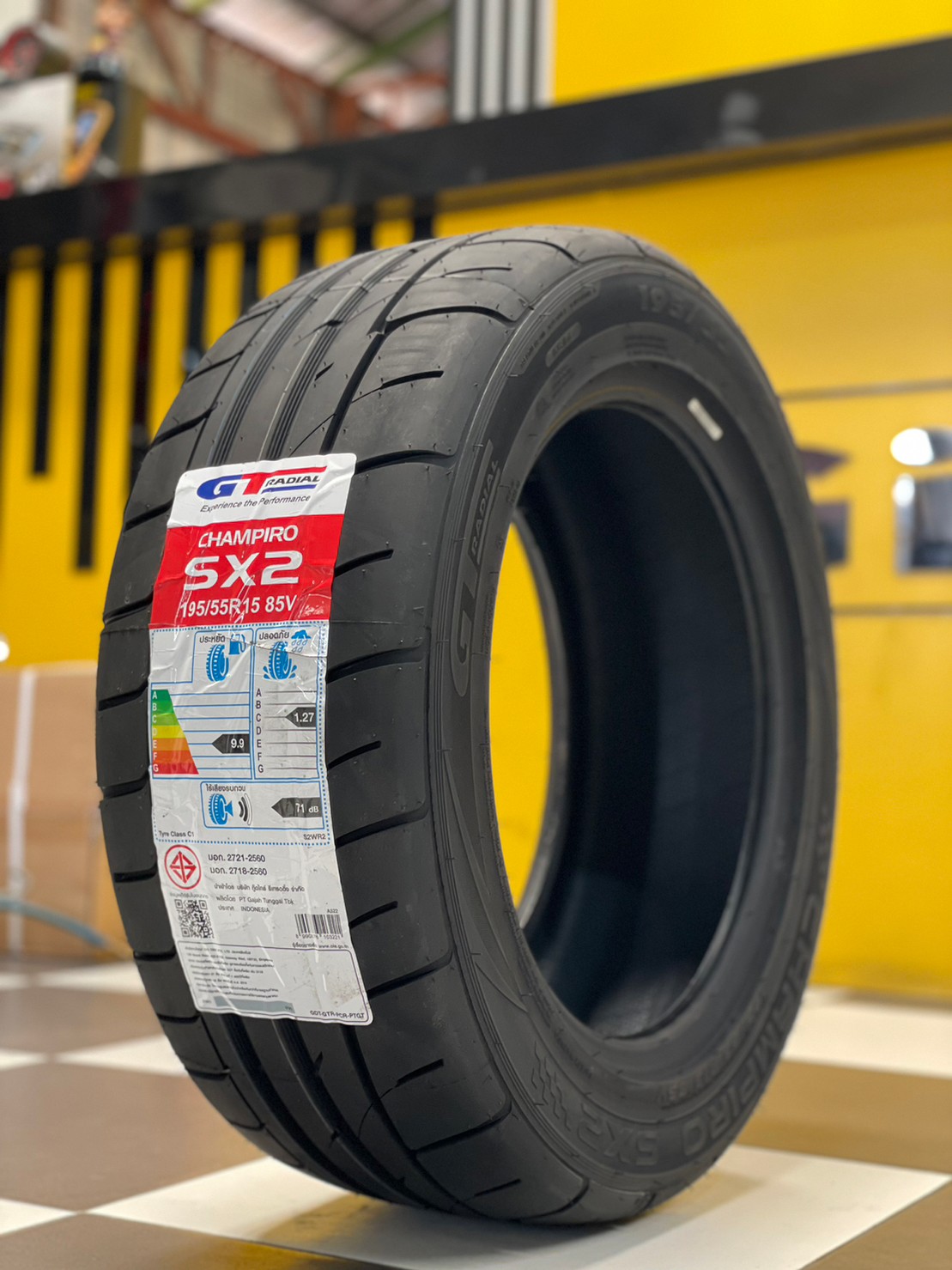 ยาง GT RADIAL CHAMPIRO SX2 195/55R15 ยางใหม่ปี2023