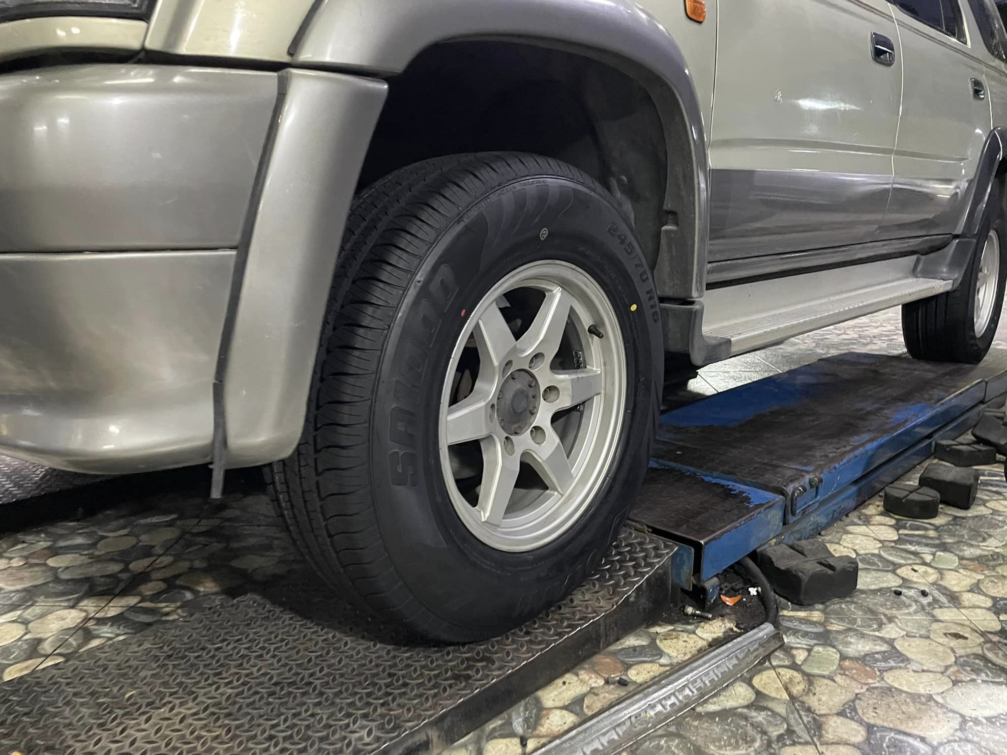 🚘 #TOYOTA_SPORT #RIDER เปลี่ยนยาง #OTANI #SA1000 245/70R16