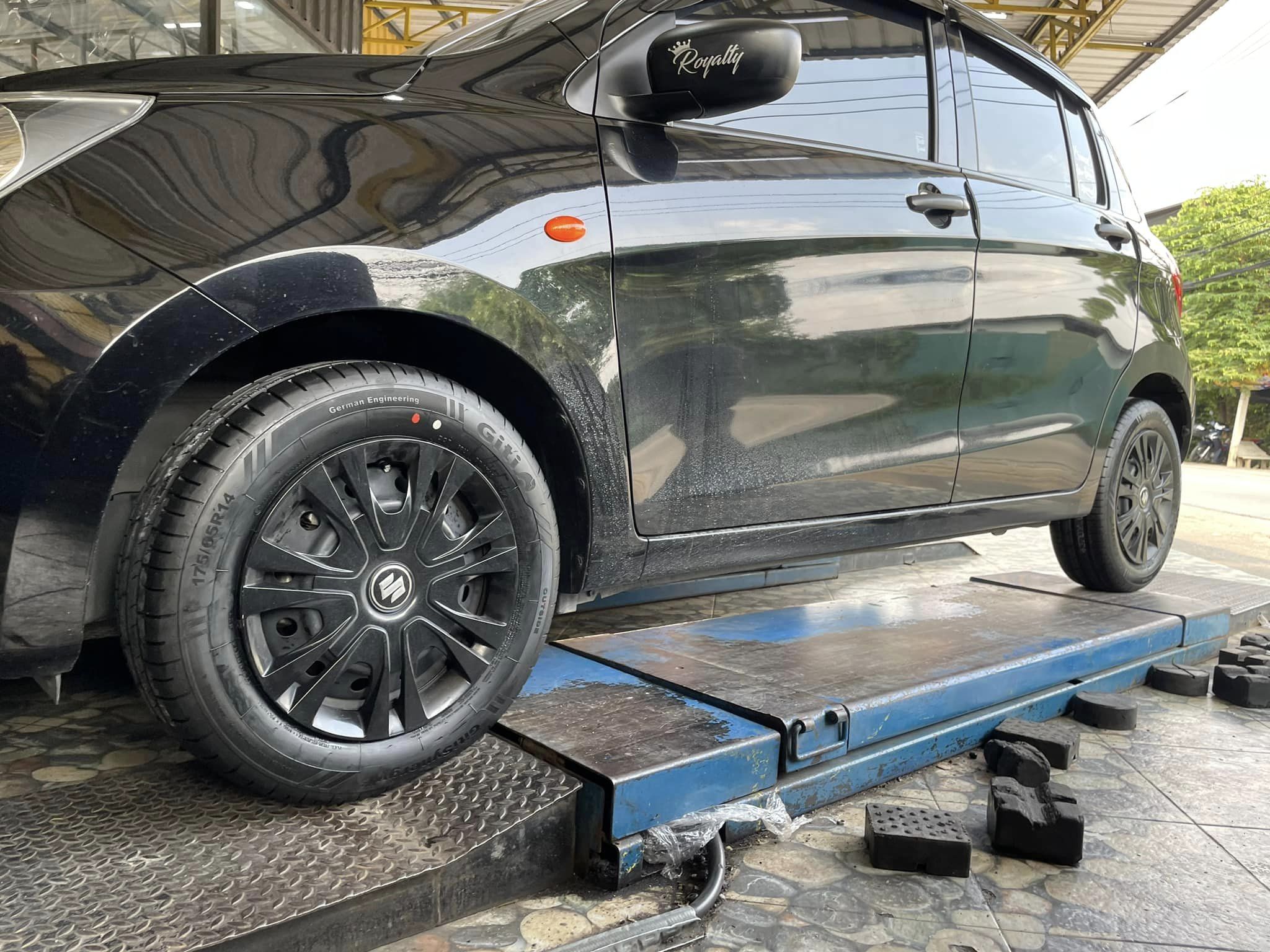 #SUZUKI_CELERIO เปลี่ยนยาง #GITI_SYNERGY_H2 175/65R14