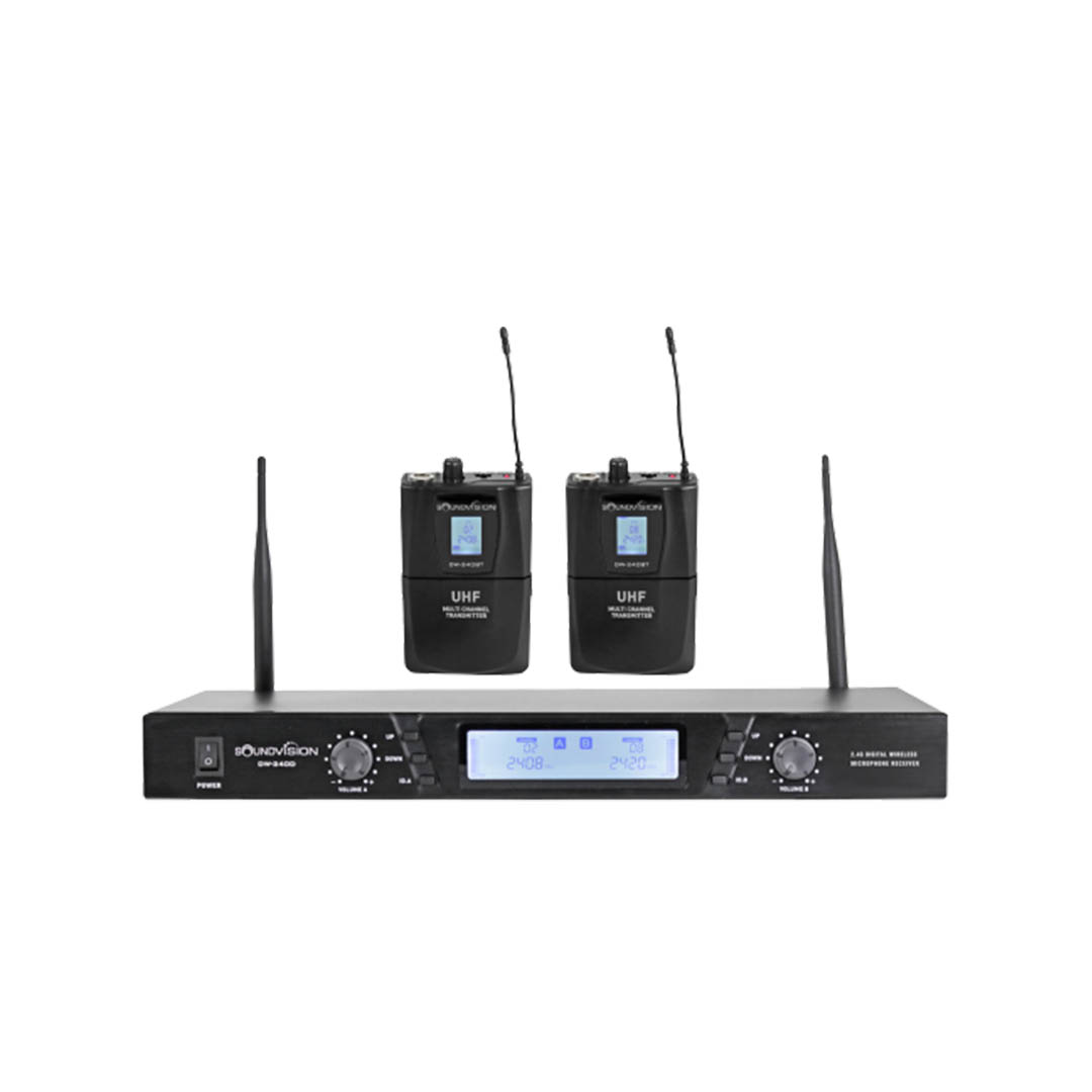 SoundVision DW-240D/BT 2.4GHz Digital Wireless Microphone Systems (Body-Pack Transmitter)