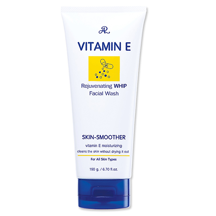 AR Vitamin E Rejuvenating Whip Facial Wash Skin Smoother 190 g.